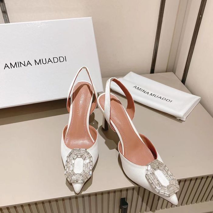 Amina Muaddi Shoes AMS00025 Heel 8.5CM